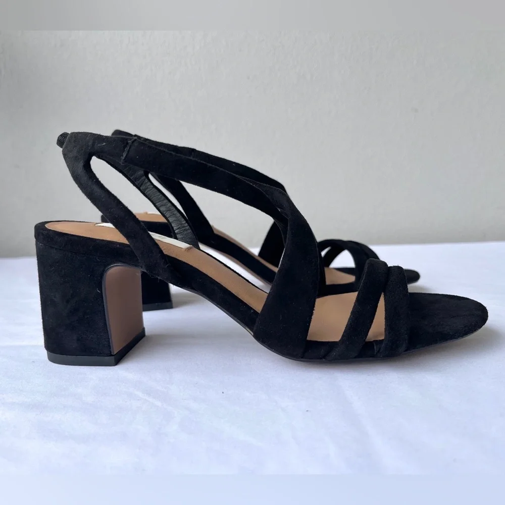 H&M | BNIB Suede Low Heel Sandals - Picture 2 of 16